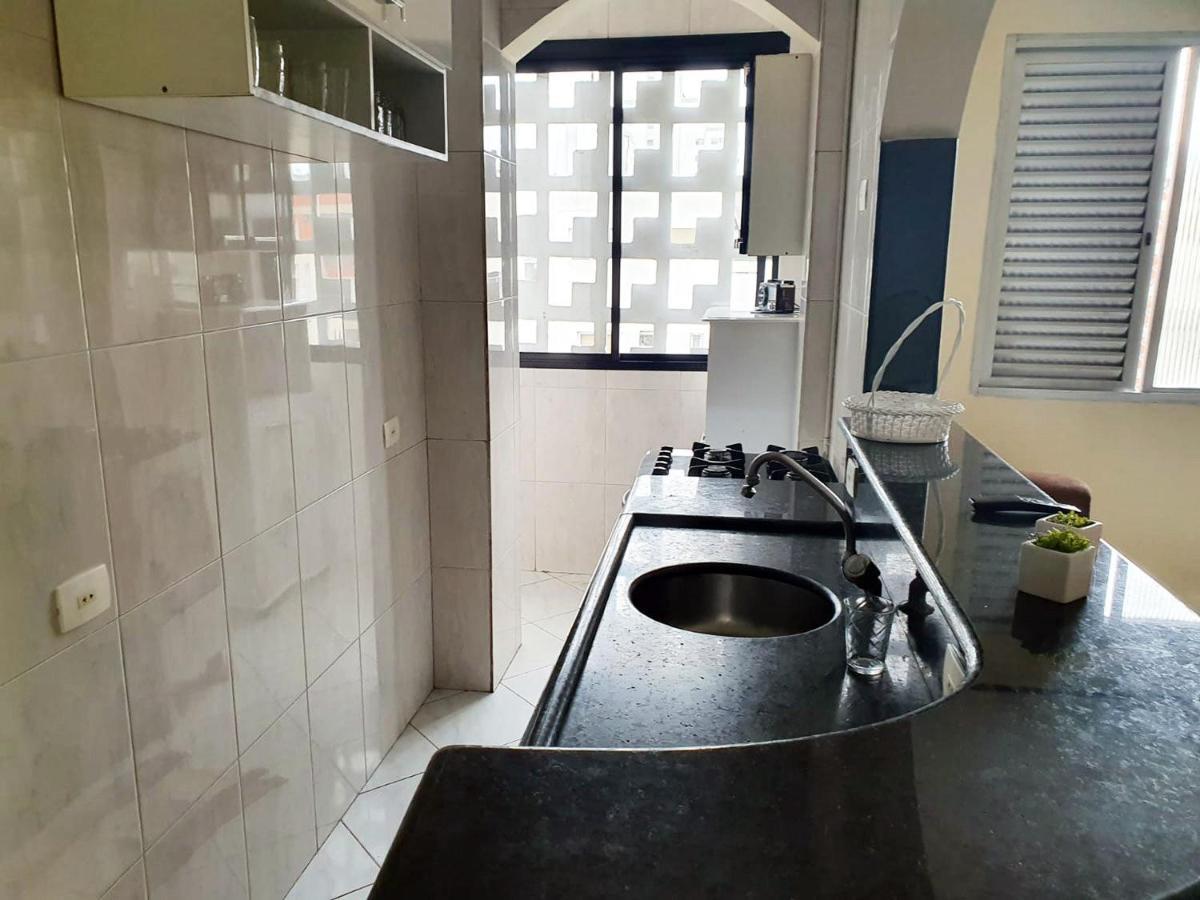Apartamento confortável na orla da praia de Santos Santos (Sao Paulo) Exterior foto